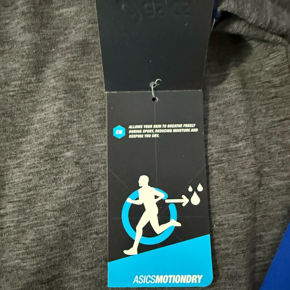Asics MotionDry Women’s Blue Athletic Top - Picture 4 of 5